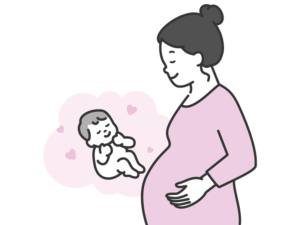 妊娠中の女性