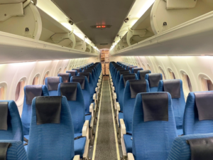 飛行機の座席