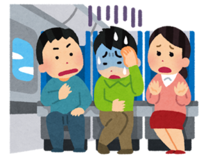 旅行先で体調不良になった人