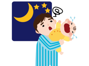 赤ちゃんの夜泣き