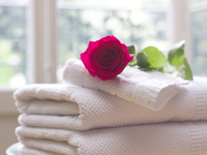 ホテルのタオル